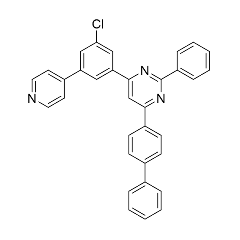 4-([1,1'-bifenyl]-4-yyli)-6-(3-kloori-5-(pyridin-4-yyli)fenyyli)-2-fenyylipyrimidiini