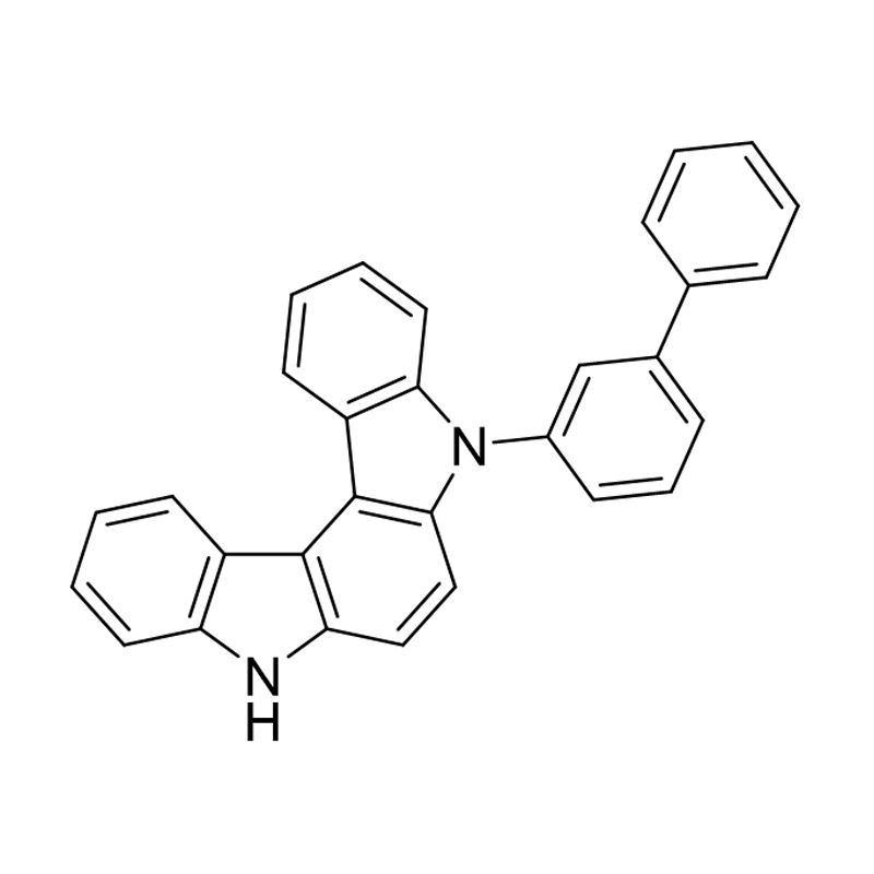 5-([1,1'-bifenyyli]-3-yyli)-5,8-dihydroindolo[2,3-c]karbatsoli