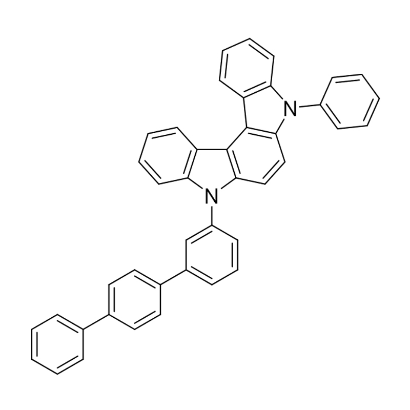 5,8-dihydro-5-fenyyli-8-[1,1':4',1''-terfenyyli]-3-yyli-indolo[2,3-c]karbatsoli