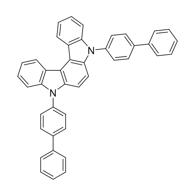 indolo[2,3-c]karbatsoli, 5,8-bis([1,1'-bifenyl]-4-yyli)-5,8-dihydro-