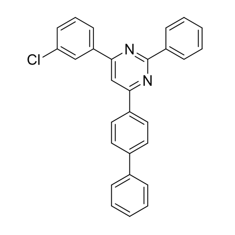 4-([1,1'-bifenyl]-4-yyli)-6-(3-kloorifenyyli)-2-fenyylipyrimidiini