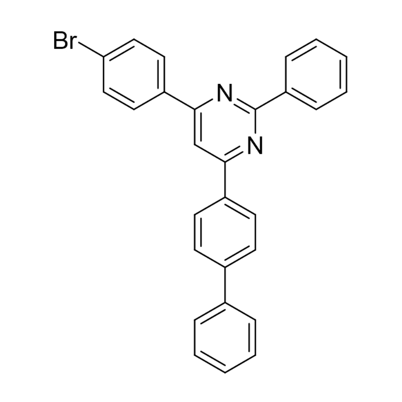 4-(bifenyl-4-yyli)-6-(4-bromifenyyli)-2-fenyylipyrimidiini