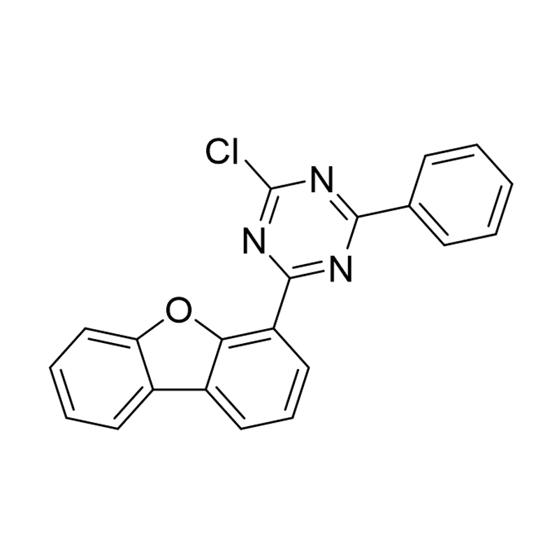 2-kloori-4-dibentsofuran-4-yyli-6-fenyyli-[1,3,5]triatsiini